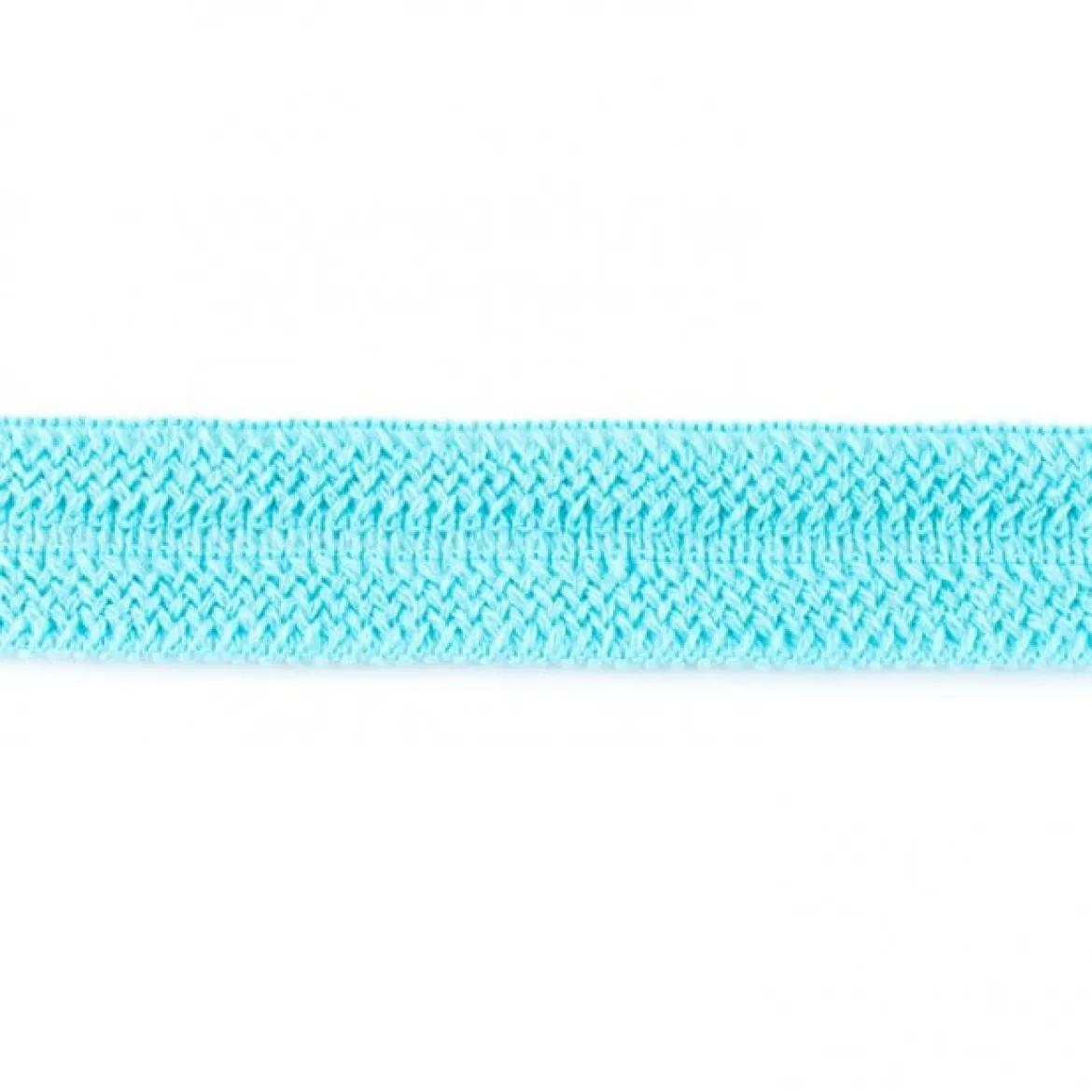 Schrägband elastisch Strick Wollstoffe aqua Breite: 3cm