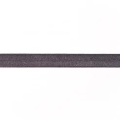 Schrägband Gummi elastisch dunkelgrau 1,5cm