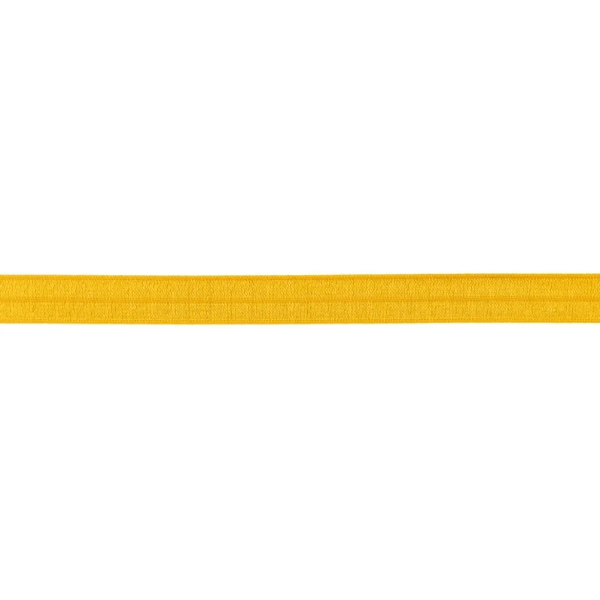 Schrägband Gummi elastisch ocker 1,5cm