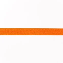Schrägband Gummi elastisch orange 1,5cm