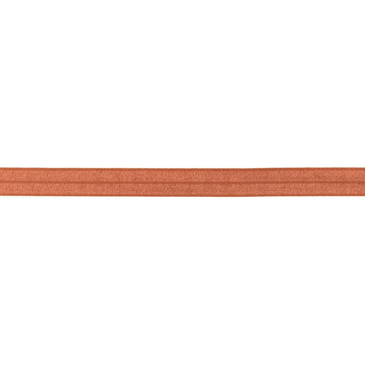 Schrägband Gummi elastisch ziegelrot 1,5cm
