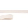 Schrägband Kunstleder creme Meterware Breite: 2cm