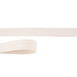 Schrägband Kunstleder creme Meterware Breite: 2cm