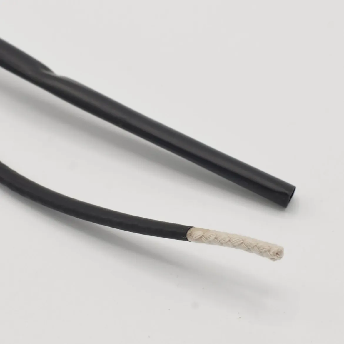 Schrumpfschlauch für Kordelenden schwarz Breite: 10mm 1 Meter