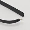 Schrumpfschlauch für Kordelenden schwarz Breite: 24mm 1 Meter