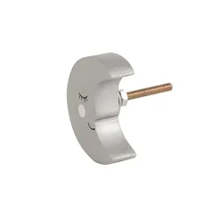 Schubladenknopf Mond silbergrau von Sass & Belle ca. 4x1,2x4,7cm