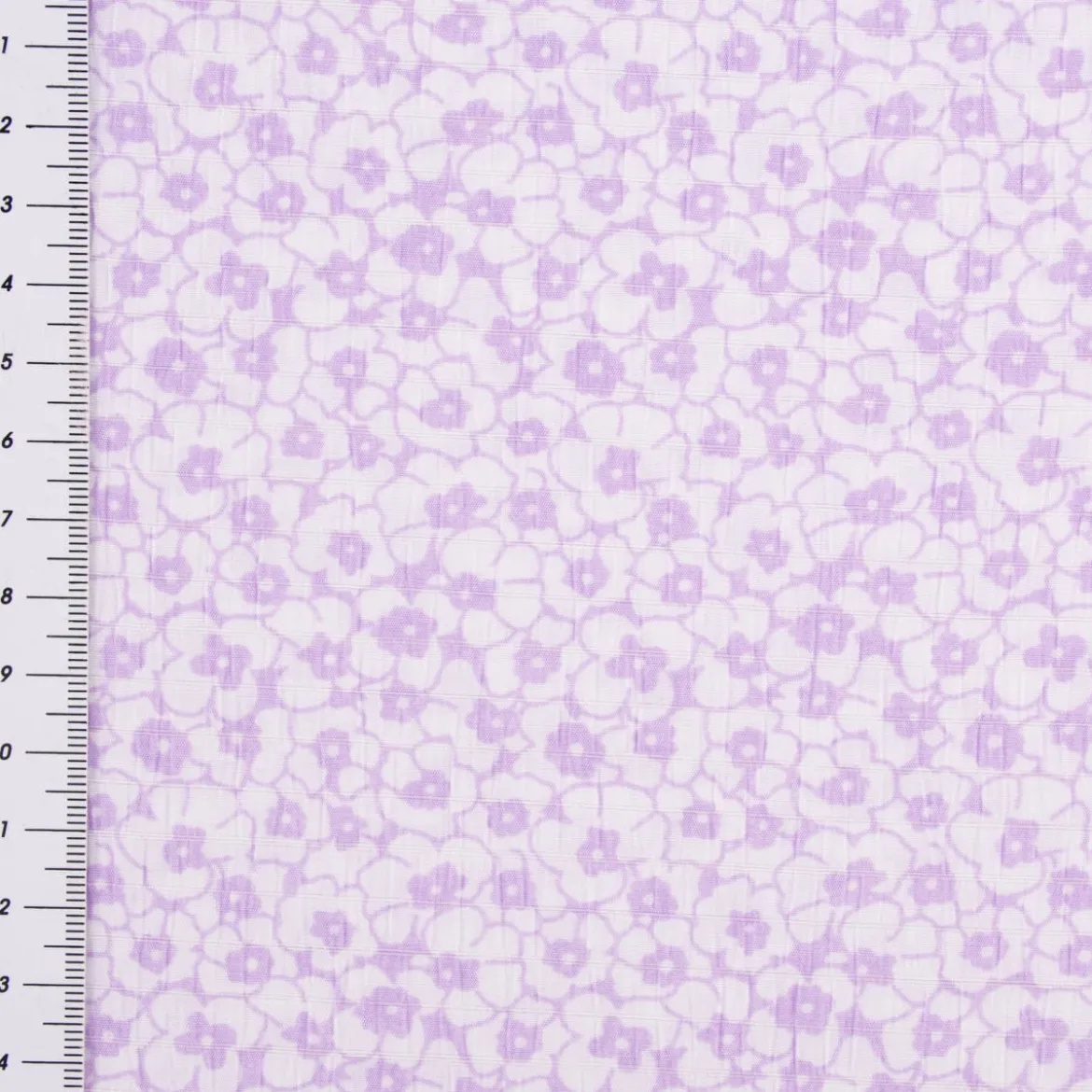 Seersucker Viskosestoff Bekleidungsstoff Blümchen rosa weiß 1,28m Breite