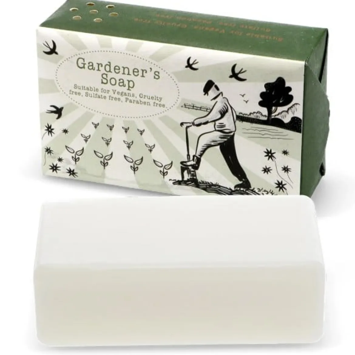 Seifenstück Gardener´s Soap Rustic fields 200g von Rex London