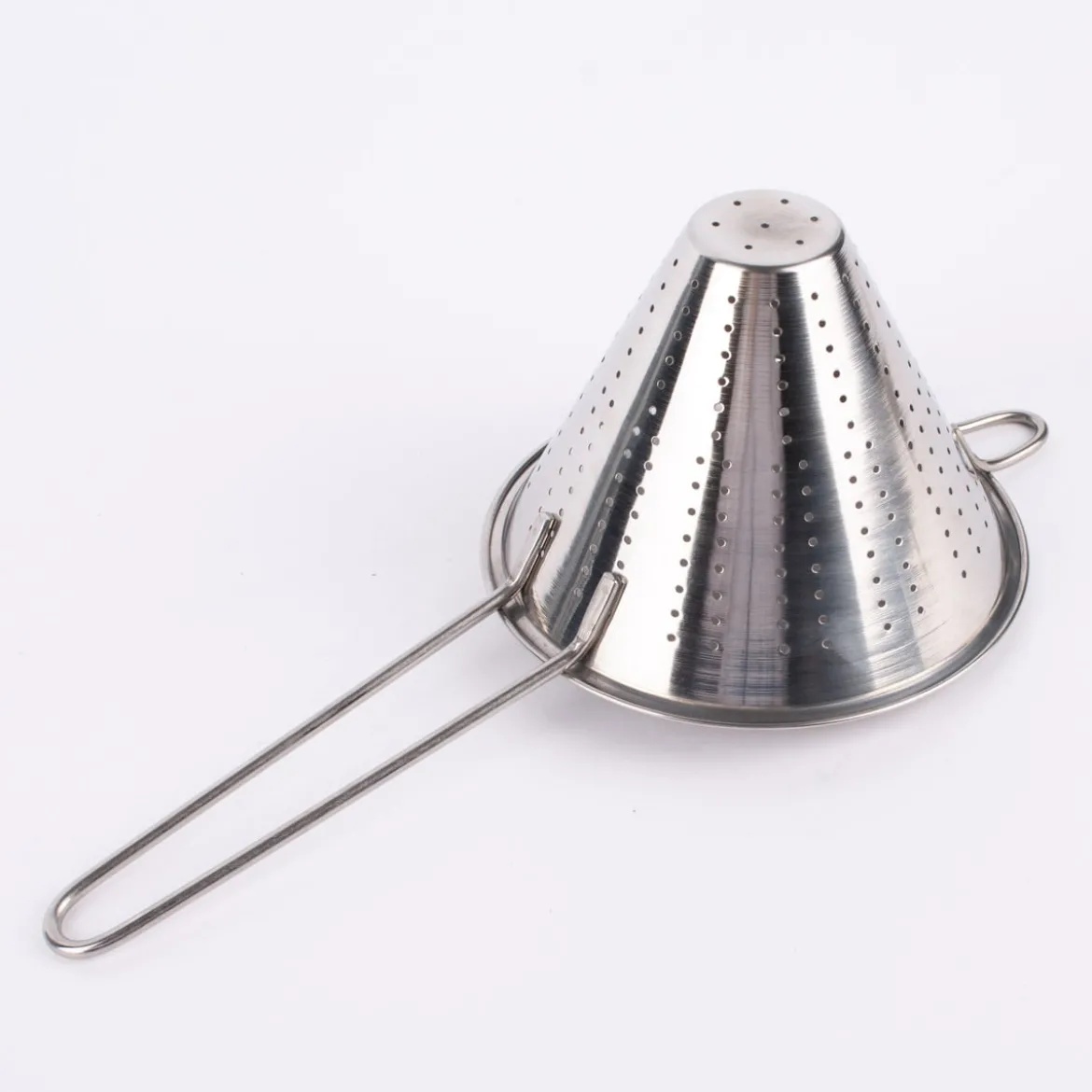 Seiher Metall rostfrei silberfarbig 16x12cm