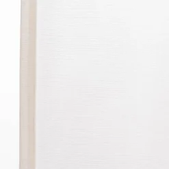 Ösengardine blickdicht uni Velours cremeweiß 145x245cm