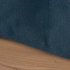 Ösengardine Chevron feine Zickzacklinien abdunkelnd marineblau schwarz 140x260cm