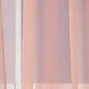 Ösengardine einfarbig Voile Struktur altrosa 135x260cm