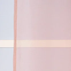 Ösengardine einfarbig Voile Struktur altrosa 135x260cm
