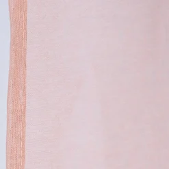 Ösengardine einfarbig Voile Struktur altrosa 135x260cm