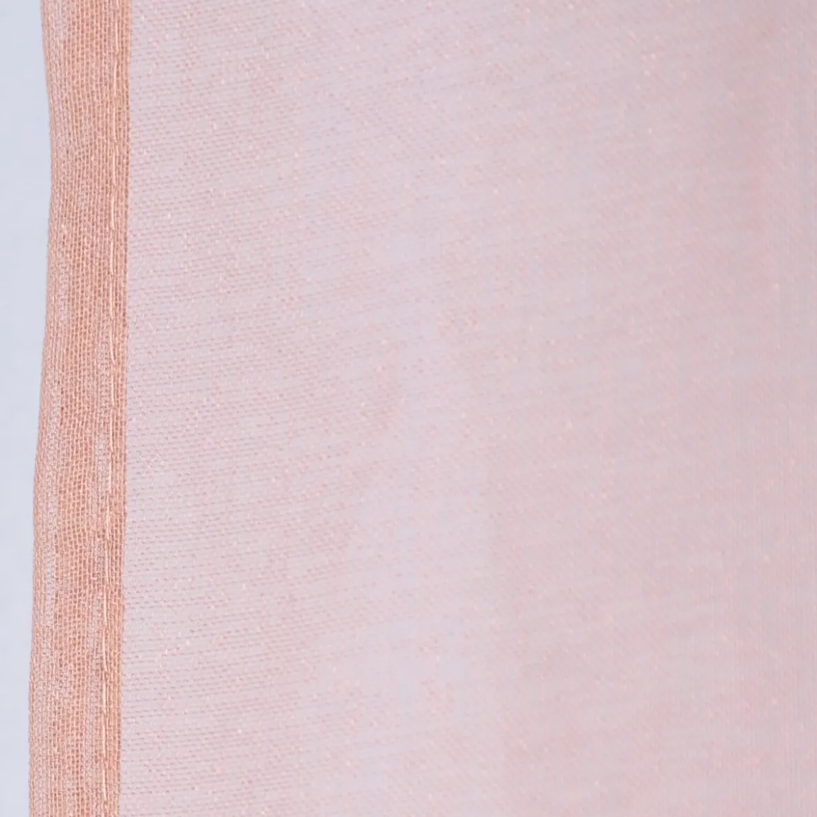 Ösengardine einfarbig Voile Struktur altrosa 135x260cm