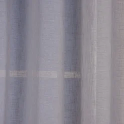 Ösengardine Leinenoptik uni grau 140x260cm