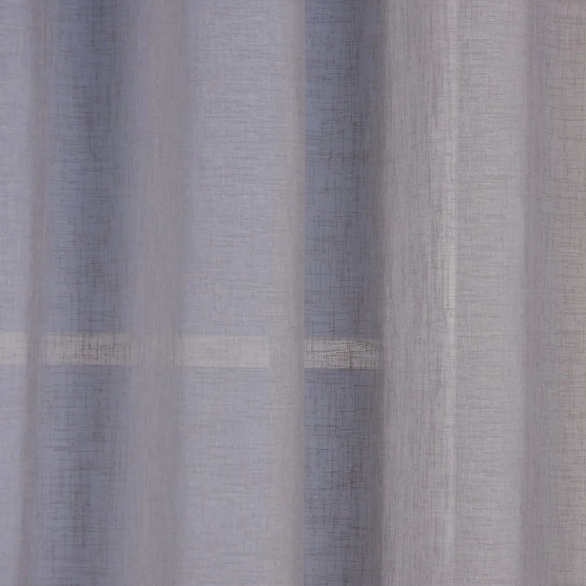 Ösengardine Leinenoptik uni grau 140x260cm