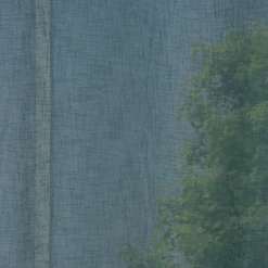 Ösengardine Leinenoptik uni petrol 140x260cm