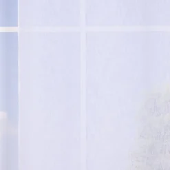 Ösengardine Leinenoptik uni weiß 140x260cm
