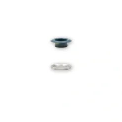 Ösen mit Scheiben 8mm marine/silberfarbig 32 Stk von Prym