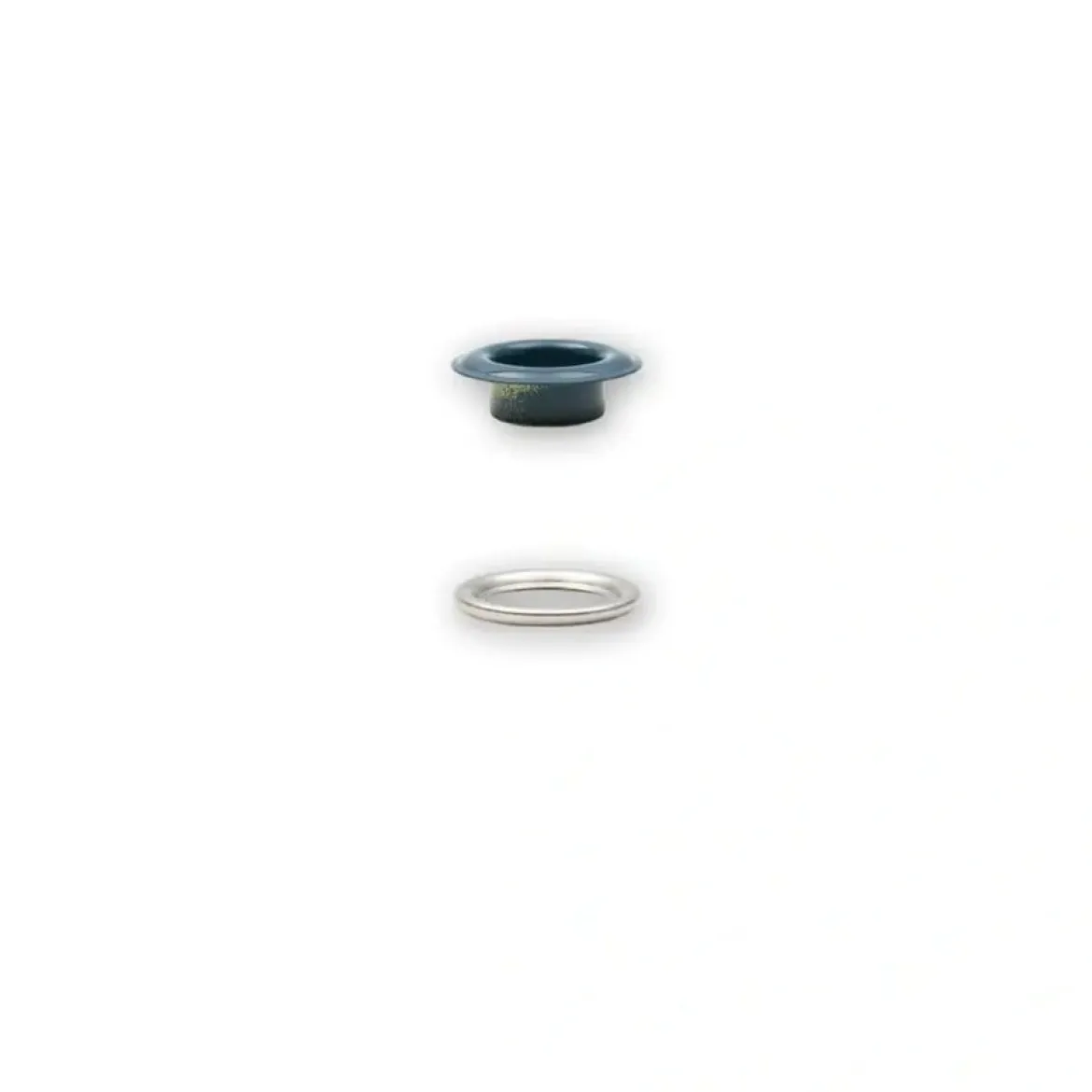 Ösen mit Scheiben 8mm marine/silberfarbig 32 Stk von Prym
