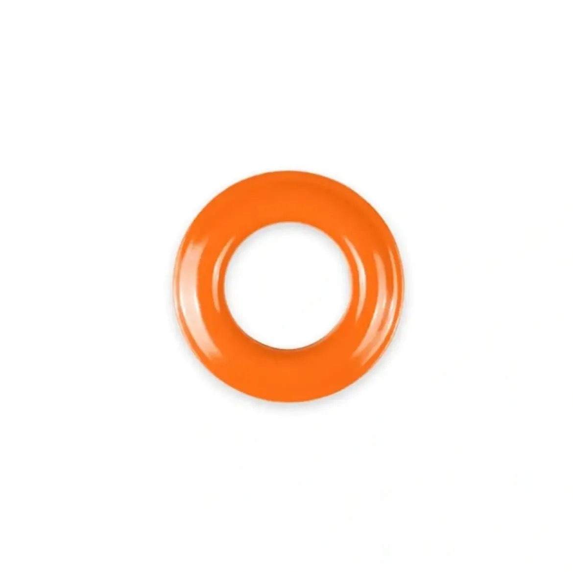 Ösen mit Scheiben 8mm orange/silberfarbig 32 Stk von Prym