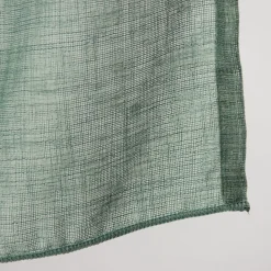Ösenschal Fertiggardine Scandia Leinenoptik türkis 245x137cm