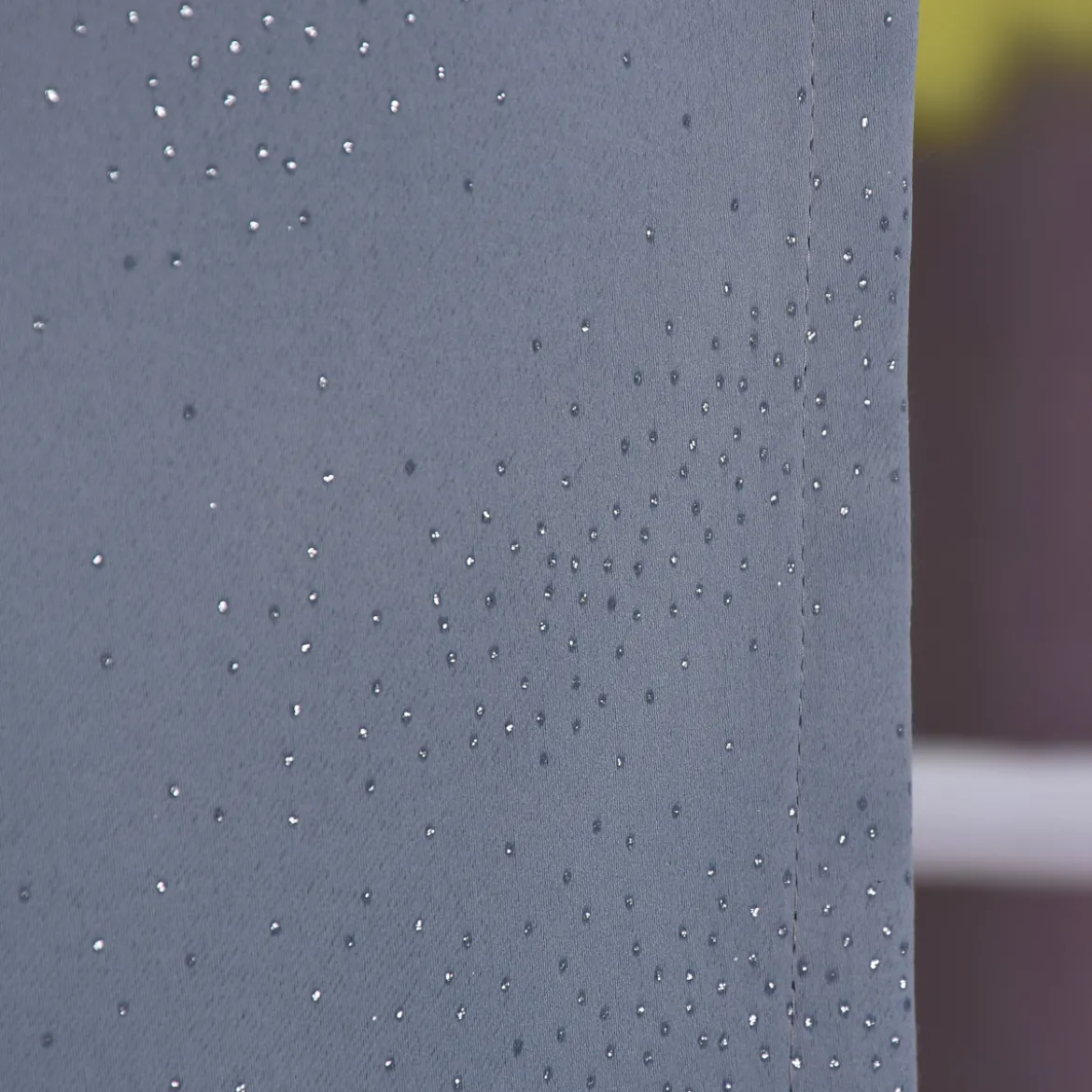 Ösenschal Fertiggardine Verdunkelung Firmament blaugrau 140x245cm