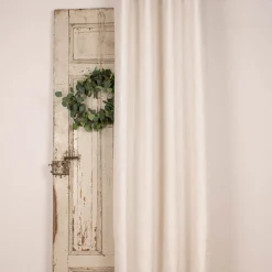 Ösenvorhang Charming Rauten Jacquardgewebe creme 140x255cm