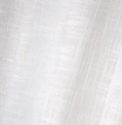 Ösenvorhang Ontario halbtransparent natürlich uni Wollweiß XXL 290x280cm (BxH)