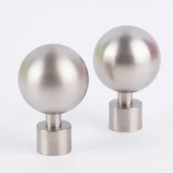 Serie Boston Endstücke Ball groß 2 Stück Ø16mm edelstahl-optik