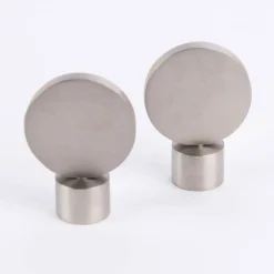 Serie Boston Endstücke Plate 2 Stück Ø16mm edelstahl-optik