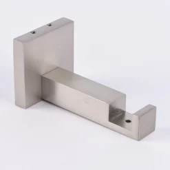 Serie London Wandträger 1-Lauf kurz für eckige Profilstange 18x18mm edelstahl-optik