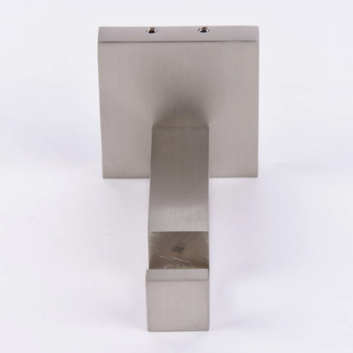 Serie London Wandträger 1-Lauf kurz für eckige Profilstange 18x18mm edelstahl-optik