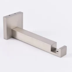 Serie London Wandträger 1-Lauf lang für eckige Profilstange 18x18mm edelstahl-optik