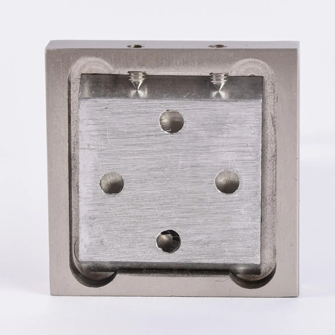 Serie London Wandträger 1-Lauf lang für eckige Profilstange 18x18mm edelstahl-optik