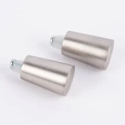 Serie Malibu Endstück Mino Ø12mm edelstahl-optik 2er Pack