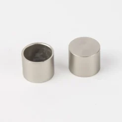 Serie NewYork Endstücke Cap 2 Stück Ø20mm edelstahl-optik