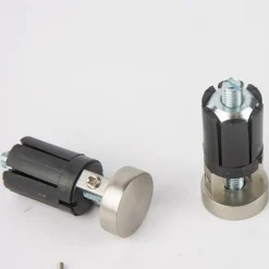 Serie NewYork Endstücke Match 2 Stück Ø20mm edelstahl-optik