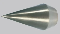 Serie NewYork Endstücke Point 2 Stück Ø20mm edelstahl-optik