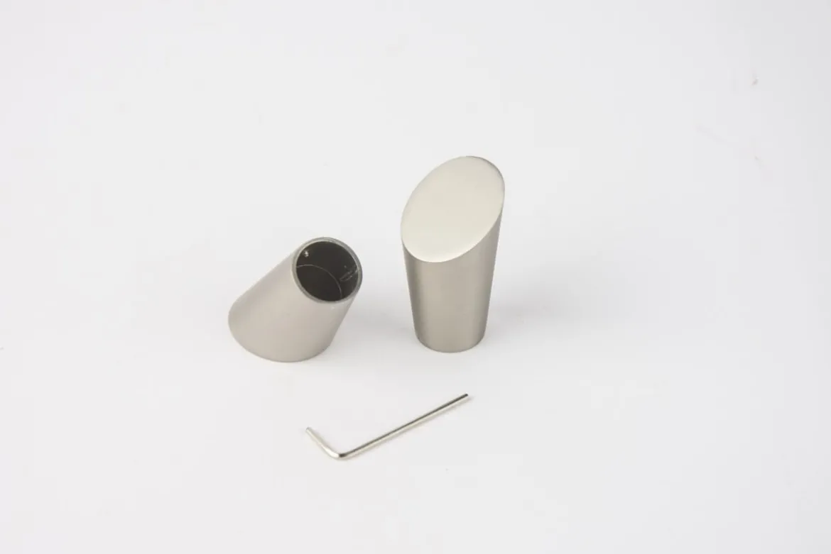 Serie NewYork Endstücke Rag 2 Stück Ø20mm edelstahl-optik