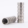 Serie NewYork Endstücke rillcube 2 Stück Ø20mm edelstahl-optik