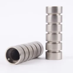 Serie NewYork Endstücke rillcube 2 Stück Ø20mm edelstahl-optik