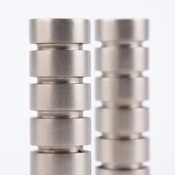 Serie NewYork Endstücke rillcube 2 Stück Ø20mm edelstahl-optik