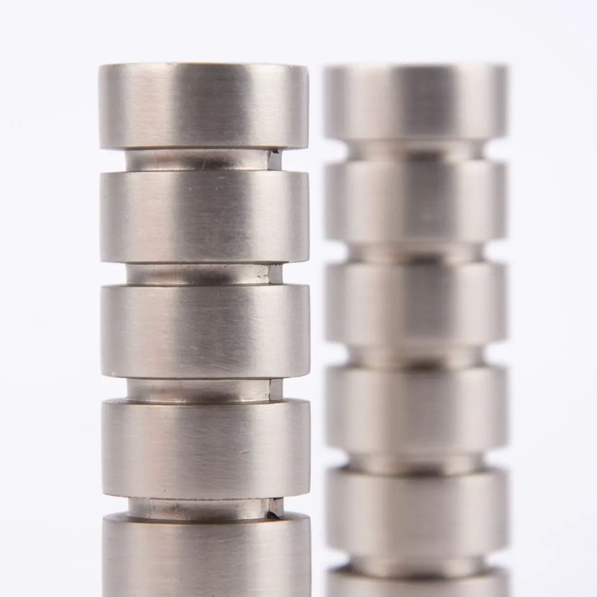 Serie NewYork Endstücke rillcube 2 Stück Ø20mm edelstahl-optik