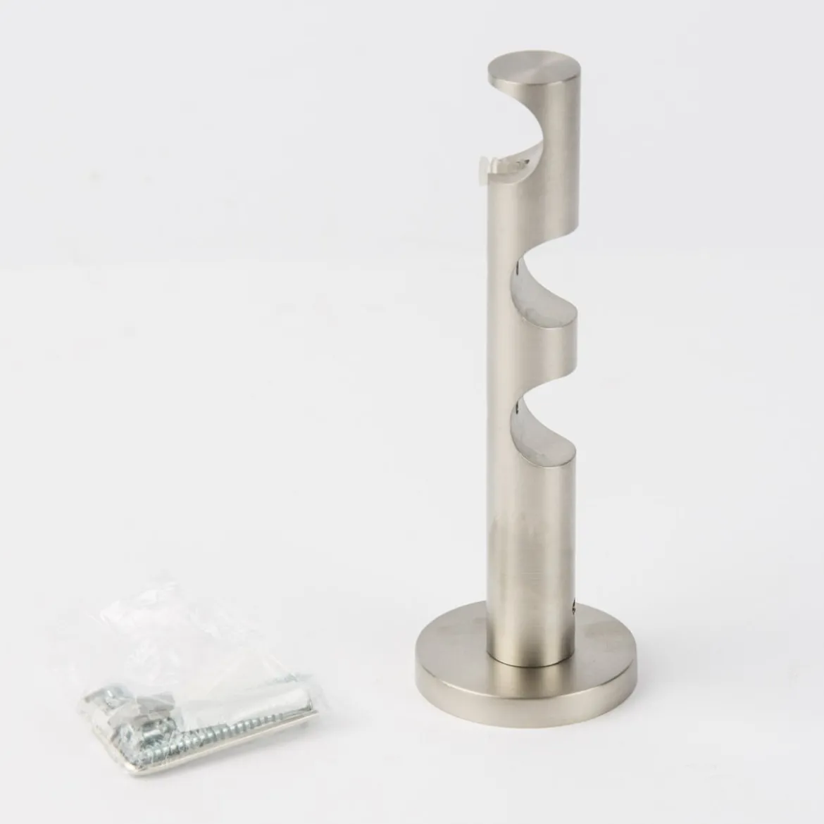 Serie NewYork Träger lang 3-Lauf 1xRohr 2xProfil Ø20mm edelstahl-optik