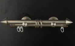 Serie NewYork Träger 2-Lauf 1xRohr 1xProfil Ø20mm edelstahl-optik