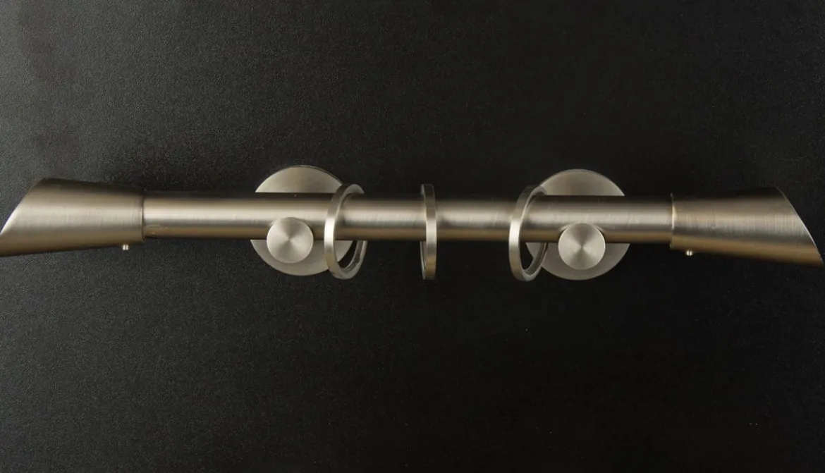 Serie NewYork Träger 2-Lauf 1xRohr 1xProfil Ø20mm edelstahl-optik