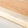 Servierbrett mit Griff aus Akazienholz in Brauntönen 17x40x1,5cm