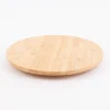 Servierbrett rund 360° drehbar Bambus natur 33,5x3,5cm